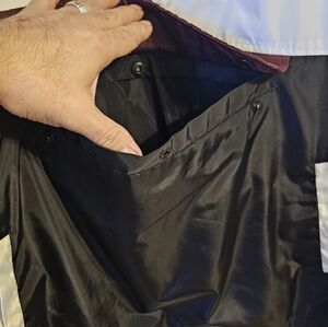 Men's Black Raincoat